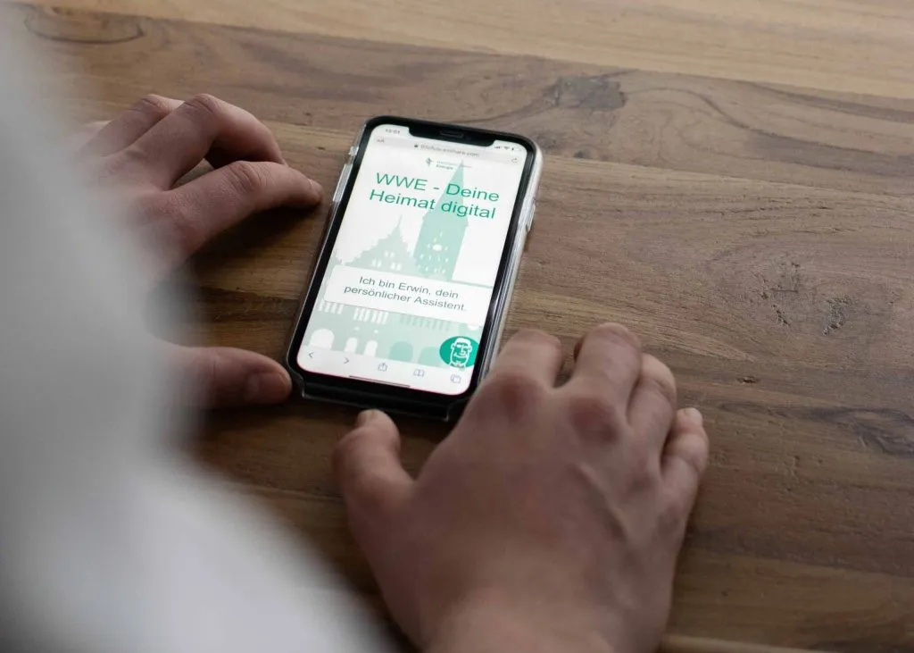 Prototyp Design Sprint App Westfalen-Weser-Energie