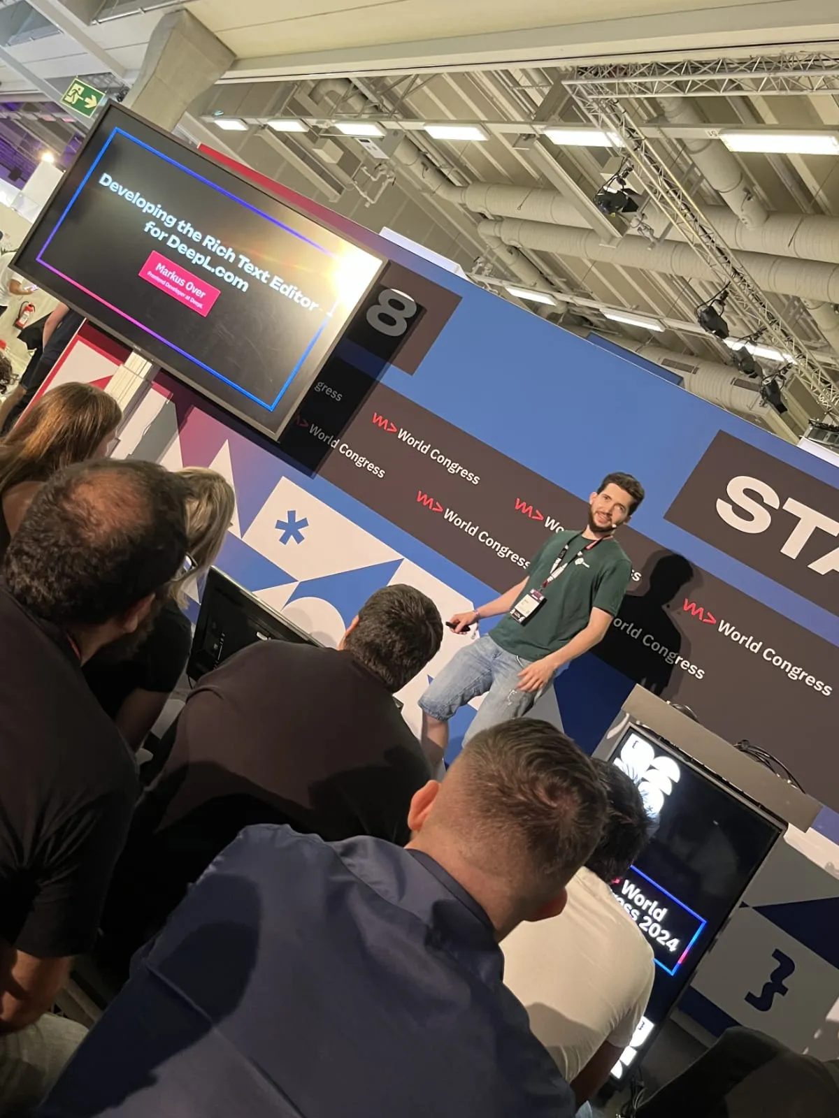Eine Keynote von DeepL.com auf dem WeAreDevelopers Congress in Berlin