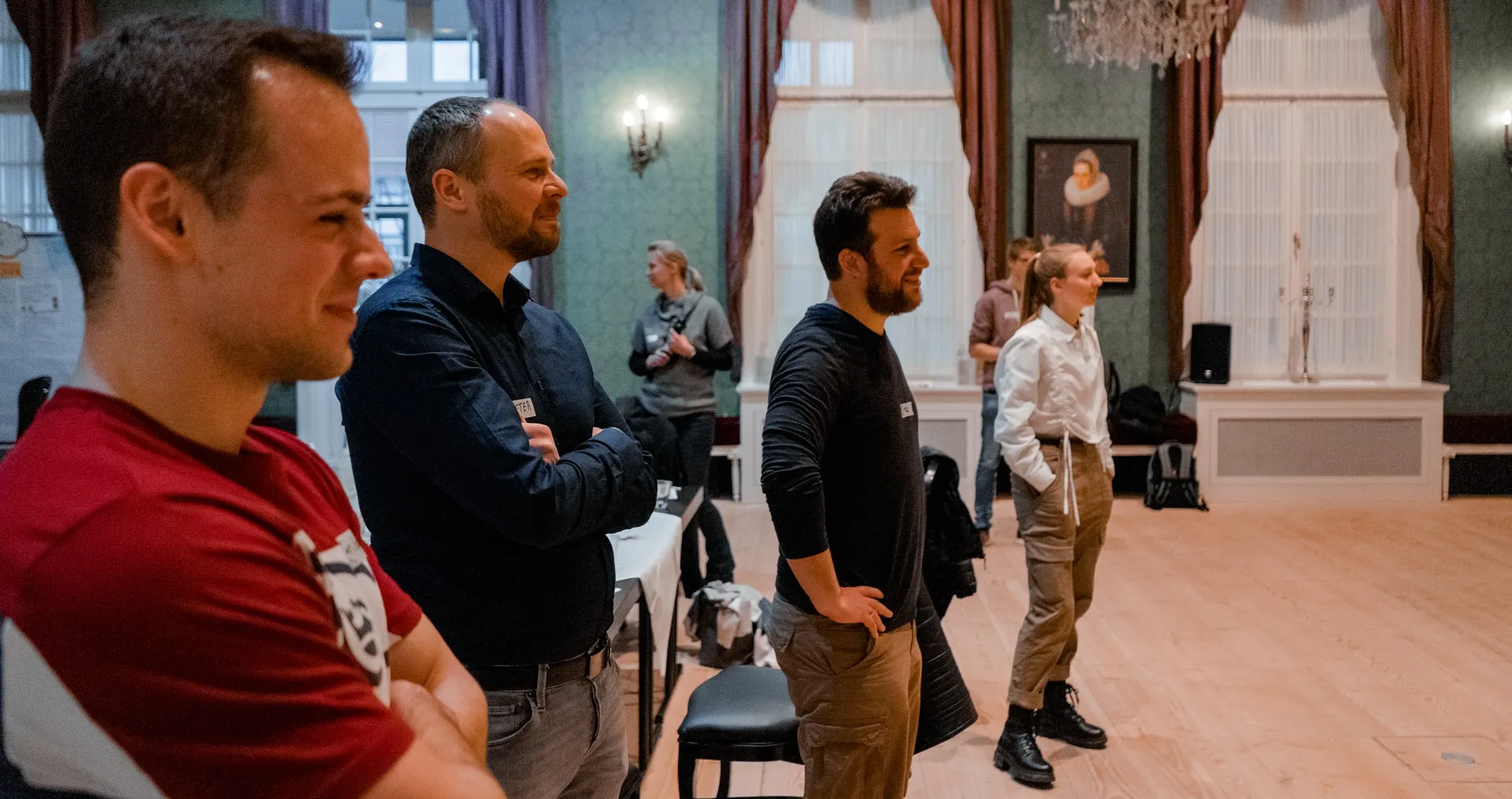 enpit Mitarbeiter bei Kickoff Workshop für das Jahr 2022