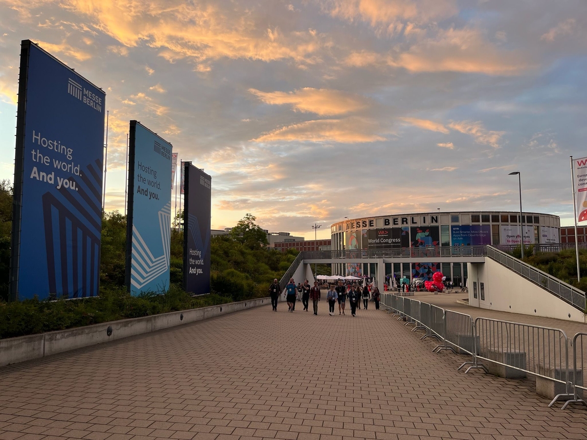 Das Messegelände beim WeAreDevelopers World Congress 2025